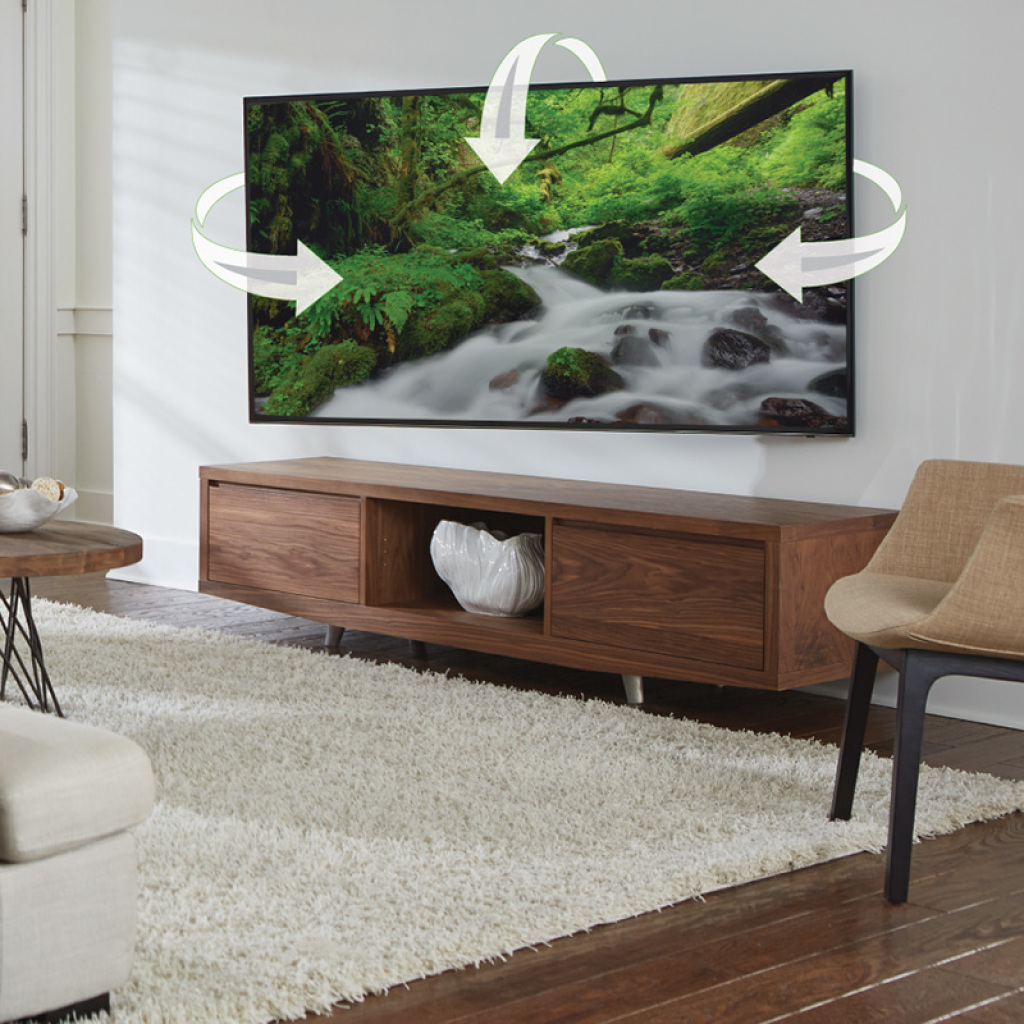 Sanus Super Slim 40 - 90 Full Motion TV Wall Mount - Only at Best Buy