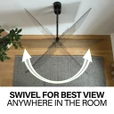 BMF522, Swivel for best view anywhere in the room