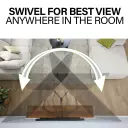 VLF828, Swivel for best view in anywhere in the room