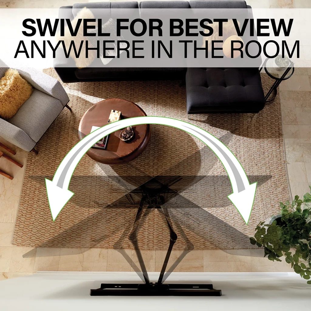 VLF928, Swivel for best view anywhere in the room