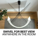 VMF922, Swivel for best view anywhere in the room