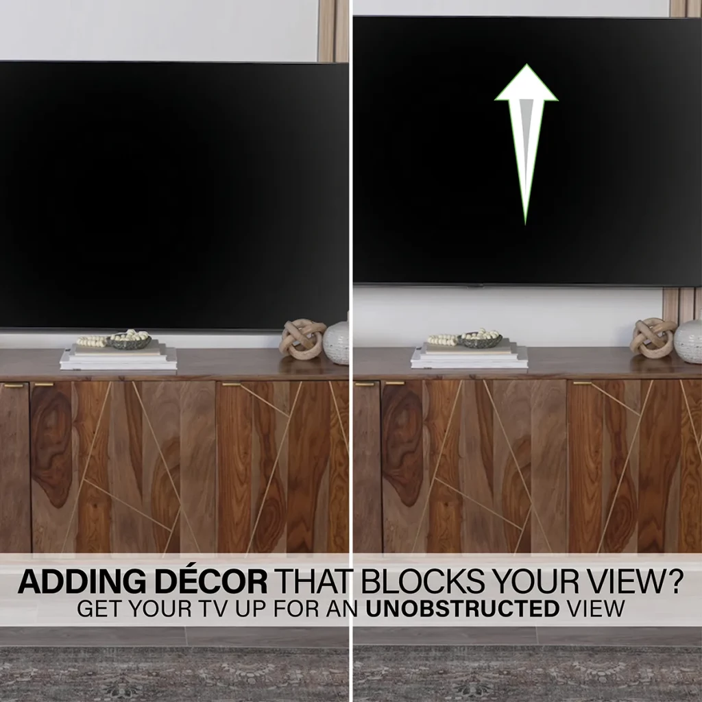 VMF922, Raise your TV to add decor