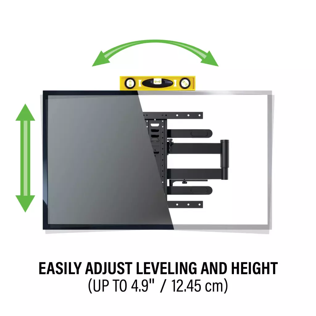 VODLF125, Adjust leveling an height