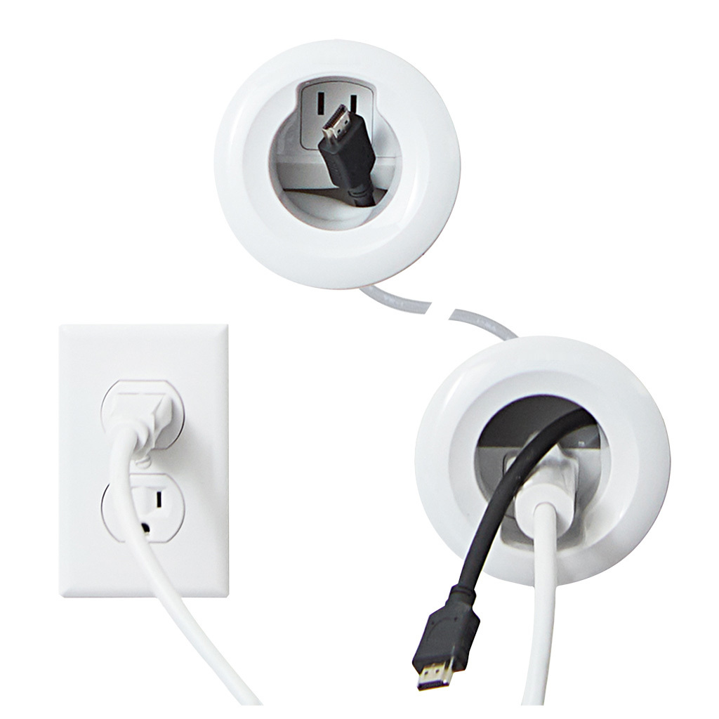 In-Wall Power & Cable Management Kit